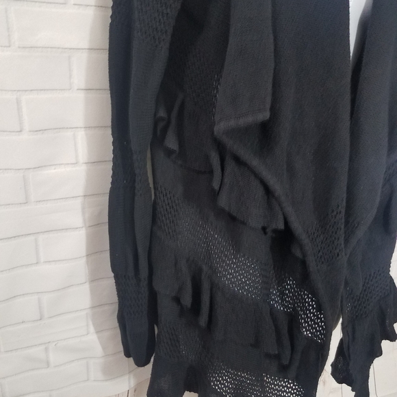 Design History Black Knit Open Cardigan - Picture 4 of 9
